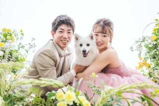 おふたりの愛犬と共に♪