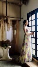 夏にぴったりのカラードレス♡