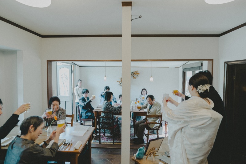 古民家レストランで貸切撮影＆会食が出来る　当店オリジナルプラン♪