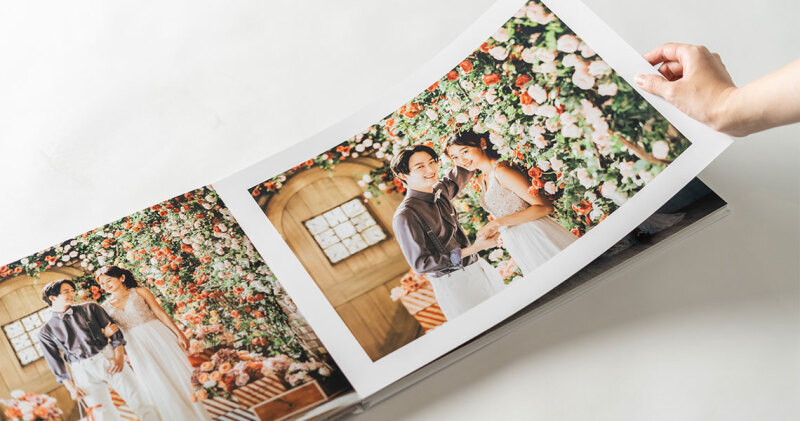 結婚式やフォトウェディングで作るフォトアルバム！
