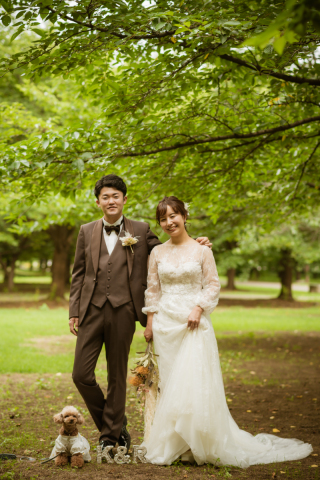 大切な家族の一員!ペットもご一緒に楽しく撮影♪