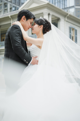 ベールがあれば雰囲気が変わります◎