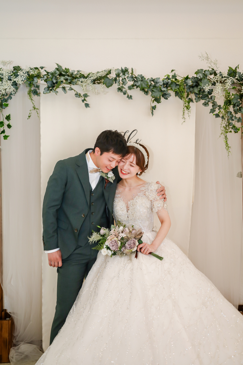韓国風ドレス&ヘアメイク