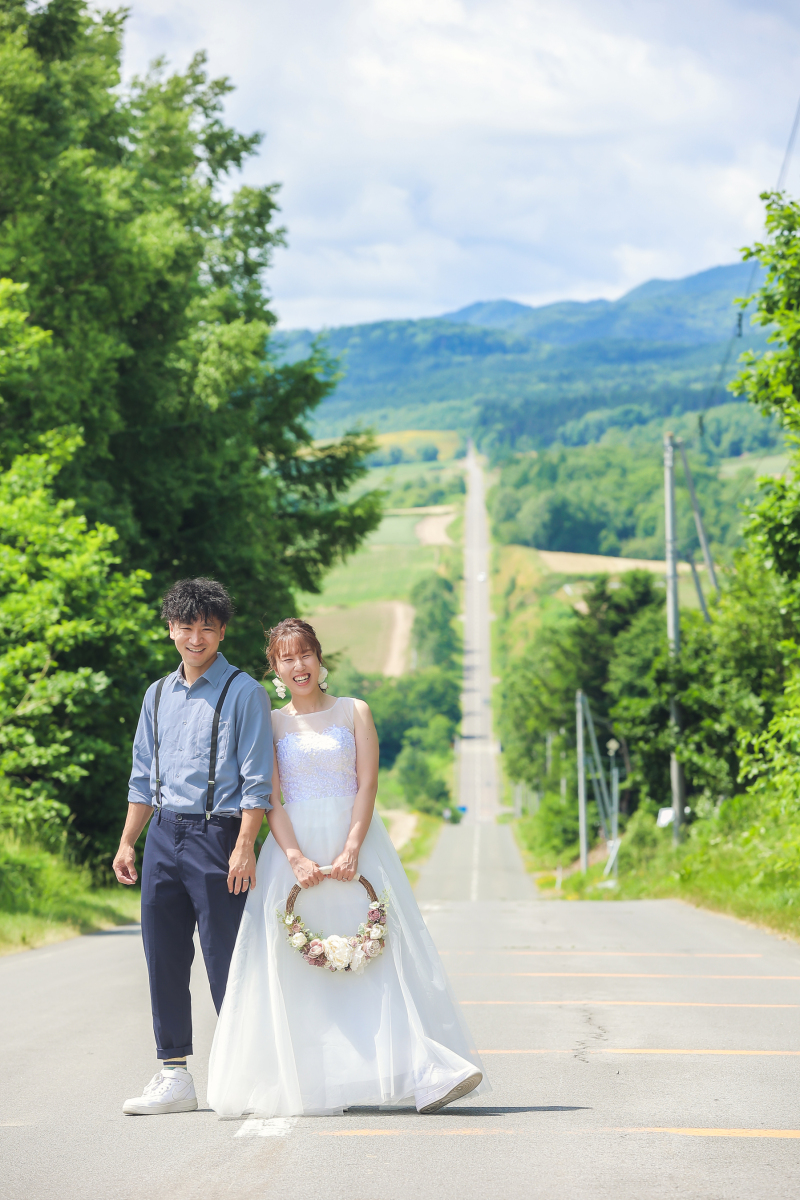 北海道ウェディングロケ