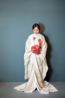 和装紹介【UC01】鶴と亀甲と青海波と七宝つなぎ