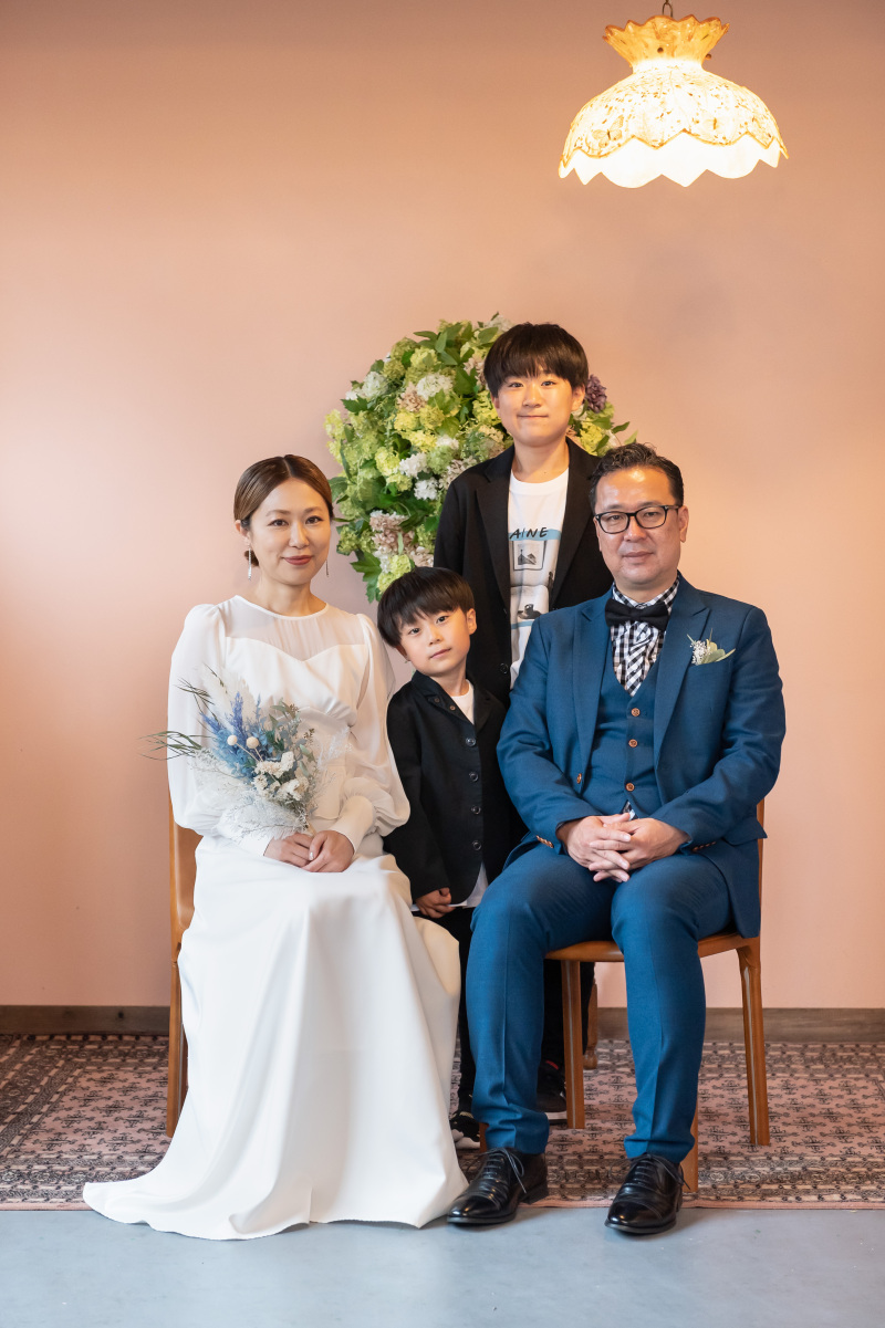 息子さんとフォトウエディング