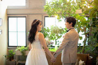 ヘアチェンジで2回楽しめるフォトウエディング