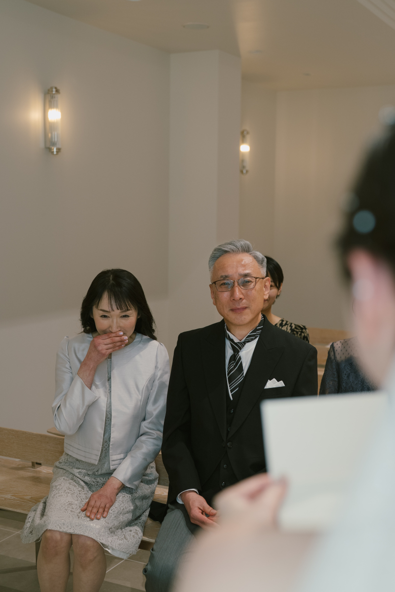 想いがあふれる…手紙と贈呈の時間