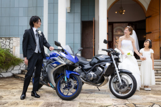 バイクと一緒に撮影！レポート更新しました♪