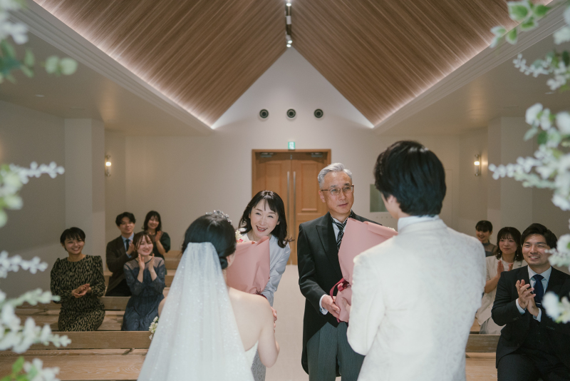 想いがあふれる…手紙と贈呈の時間