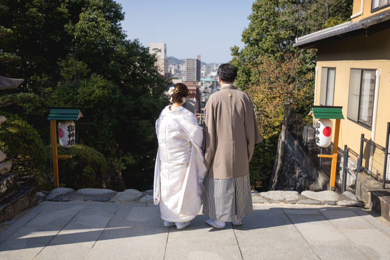 秋の美しい季節に残す、神社ロケーションフォト