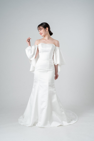 新作衣裳紹介！白百合のように咲く、マーメイドドレス「リブロン」