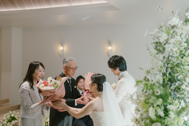 想いがあふれる…手紙と贈呈の時間