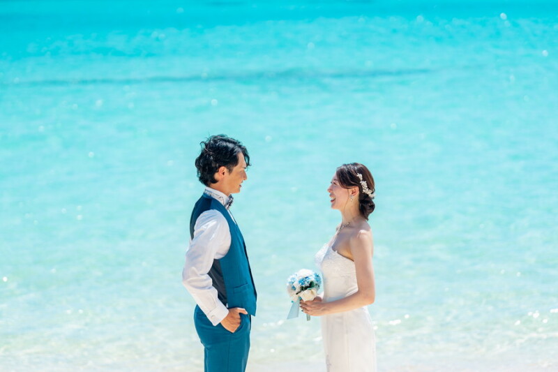 \年賀状にもまだ間に合う!/宮古島フォトウエディングで結婚報告を♪