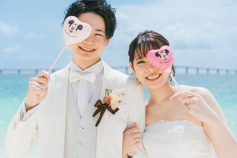 宮古島ビーチフォト アイテムとの撮影☆彡