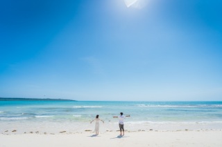 私服でラフにビーチフォト☆