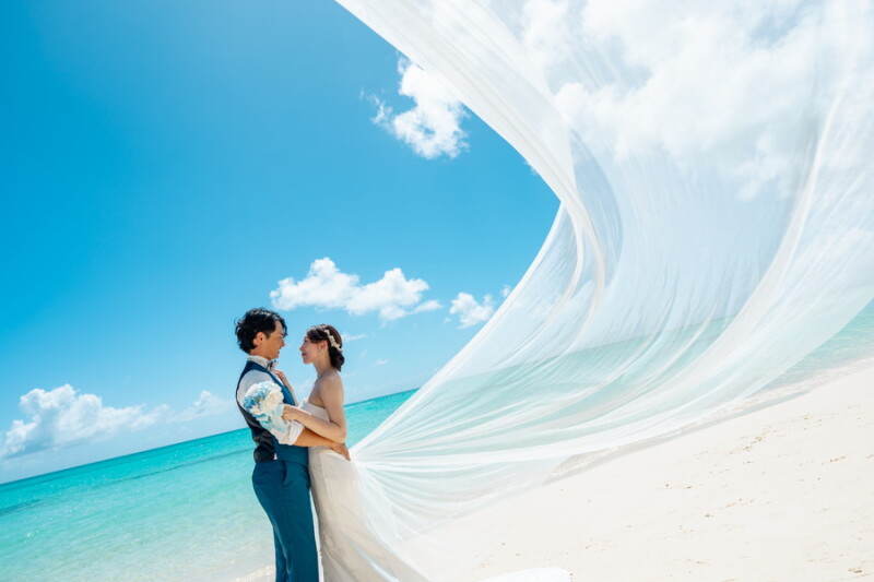 \年賀状にもまだ間に合う!/宮古島フォトウエディングで結婚報告を♪