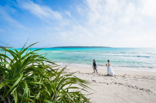 ビーチで見える幻想的なブルーのグラデーションの正体は?!