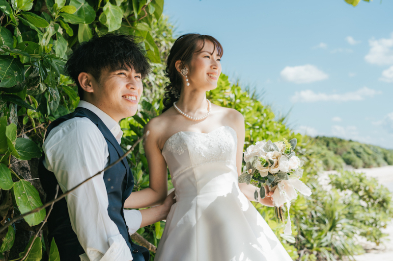 -光と影が織りなすドラマチックなウエディングフォト-