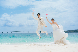 宮古島ビーチフォト　アイテムとの撮影☆彡