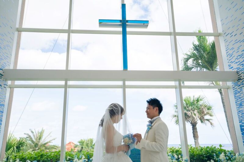 ベール越しの新婦様 = 美しい