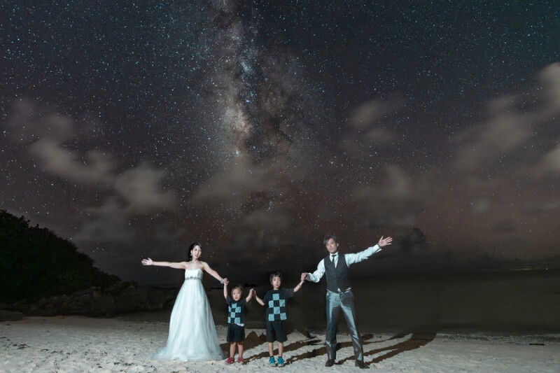 \ 夜空に輝く星とともに✧ /宮古島で残す幻想的なフォトウェディング