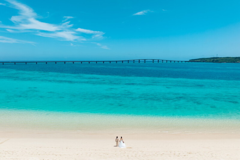 \宮古ブルーを空から独り占め!/ドローンで叶える絶景フォト