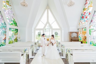 ドレス別!チャペルでの見え方紹介☆