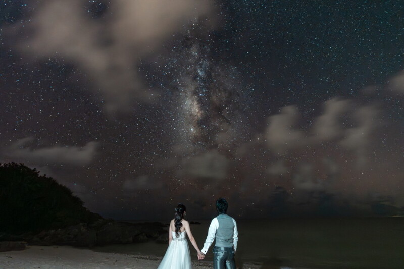 \ 夜空に輝く星とともに✧ /宮古島で残す幻想的なフォトウェディング
