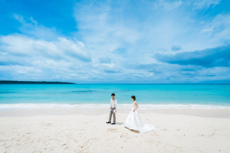 ☆宮古島の「碧く」美しい海で☆