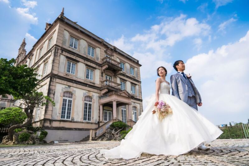 ベール越しの新婦様 = 美しい