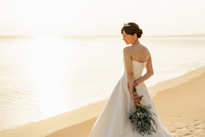 宮古ブルーの次はこれ!\夕暮れに染まるサンセットフォト♡/