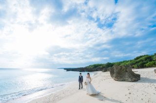 宮古の広がる青い海
