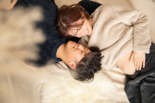 秋のマタニティフォト