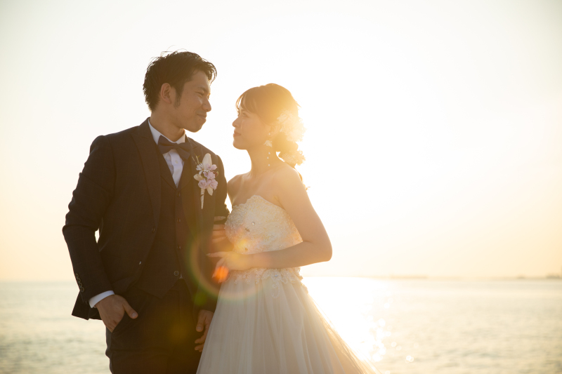 ロケーション撮影ならではのサンセット撮影✨