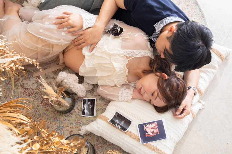 意外と人気な… 寝転びショット✴︎ マタニティ編