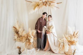 お二人のリンクコーデも叶う☆おしゃれな和装コーディネート！