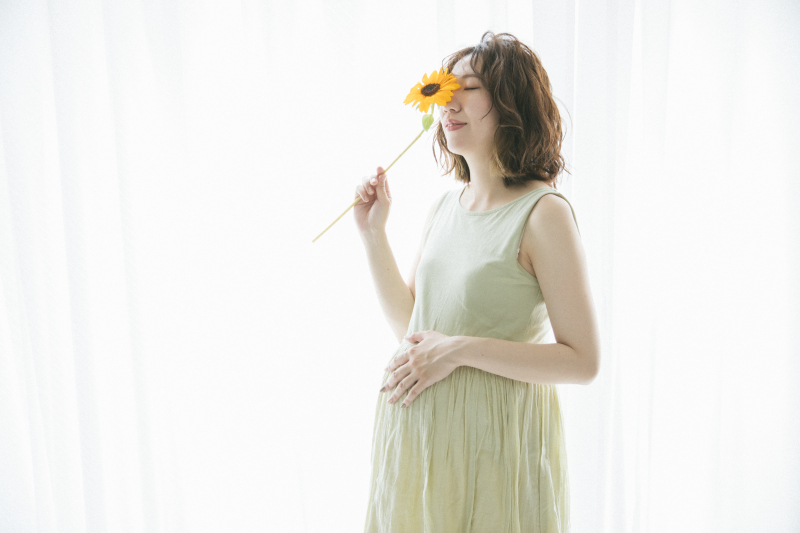 季節感を取り入れた『 夏生まれ 』マタニティフォト！