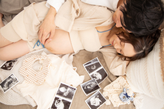 意外と人気な… 寝転びショット✴︎ マタニティ編