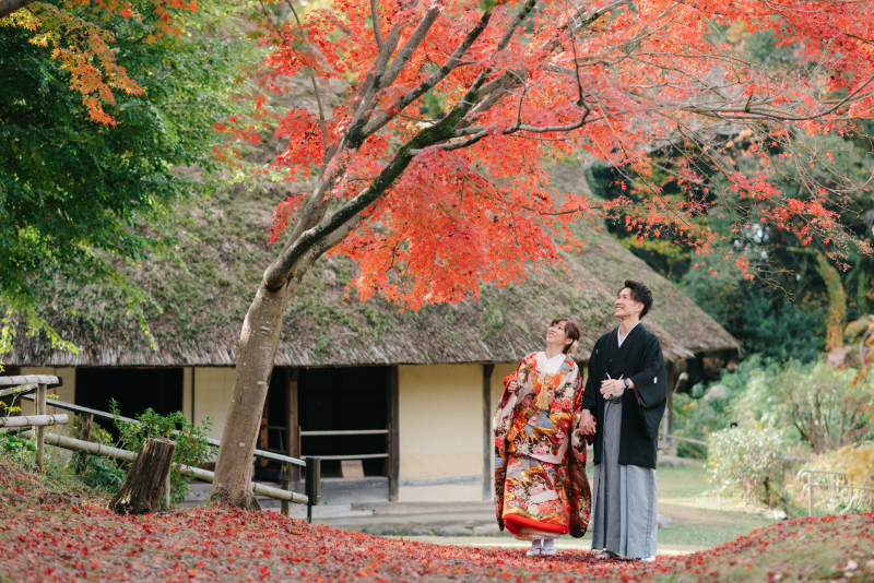 秋の紅葉ロケ受付開始☆和装ロケーション撮影のご紹介!