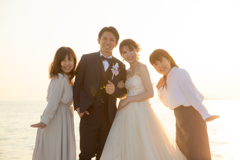 大切なお写真をご家族様との撮影◎