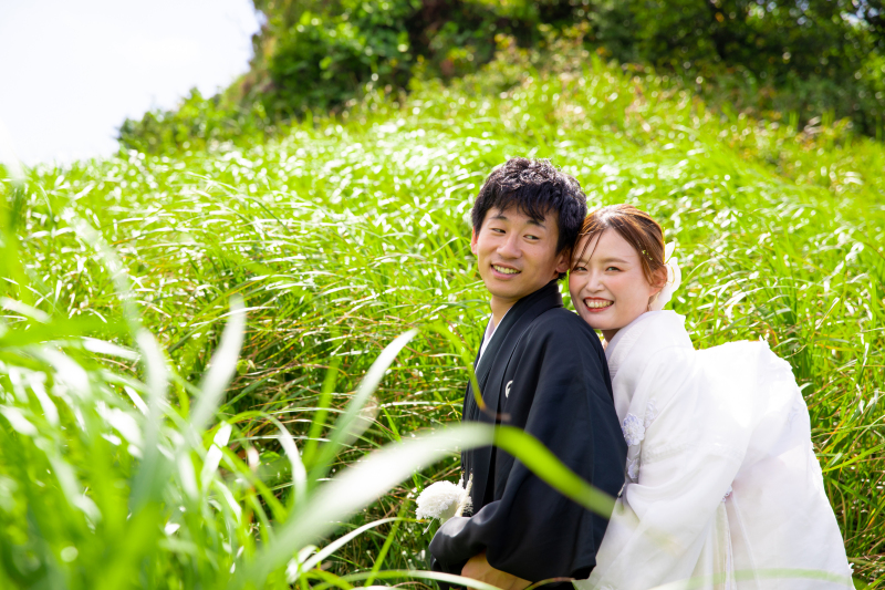いよいよ新緑の季節!梅雨に入る前の前撮りがおすすめ♪
