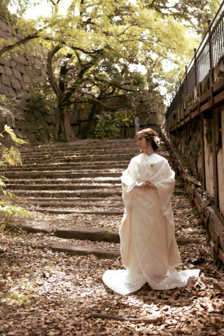 *白無垢のオーガンジー*