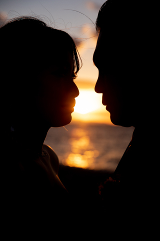 夕日をバックに撮影しませんか？