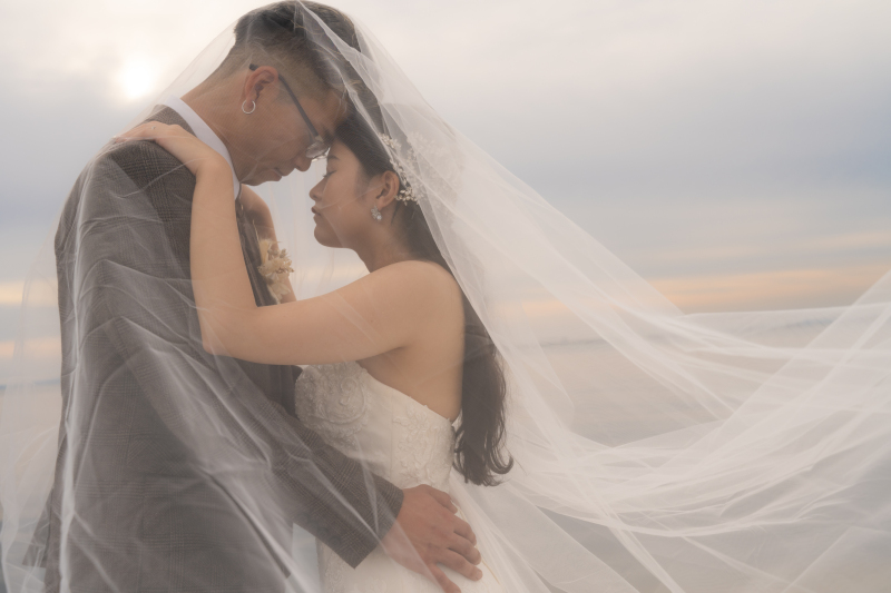 ベールを使ったショット♪