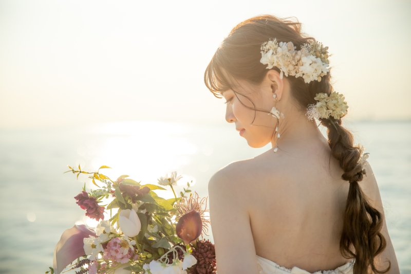 ロケーション撮影ならではのサンセット撮影✨