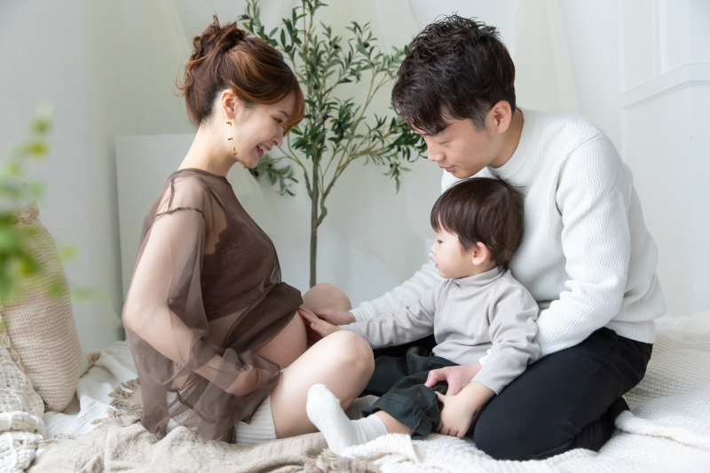 家族でマタニティフォト♡