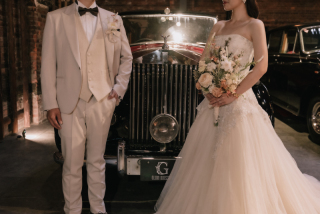 憧れのクラシックカーと一緒に!大阪赤レンガ撮影♪