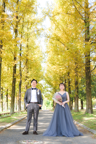 新緑にでのロケーションフォト