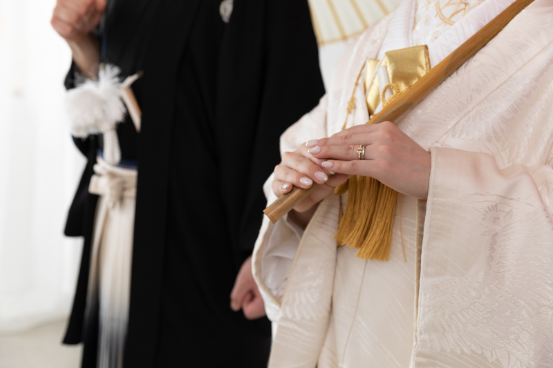 ネイルが映えるお手元ショット◎